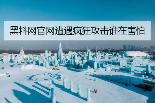 黑料网官网遭遇疯狂攻击谁在害怕